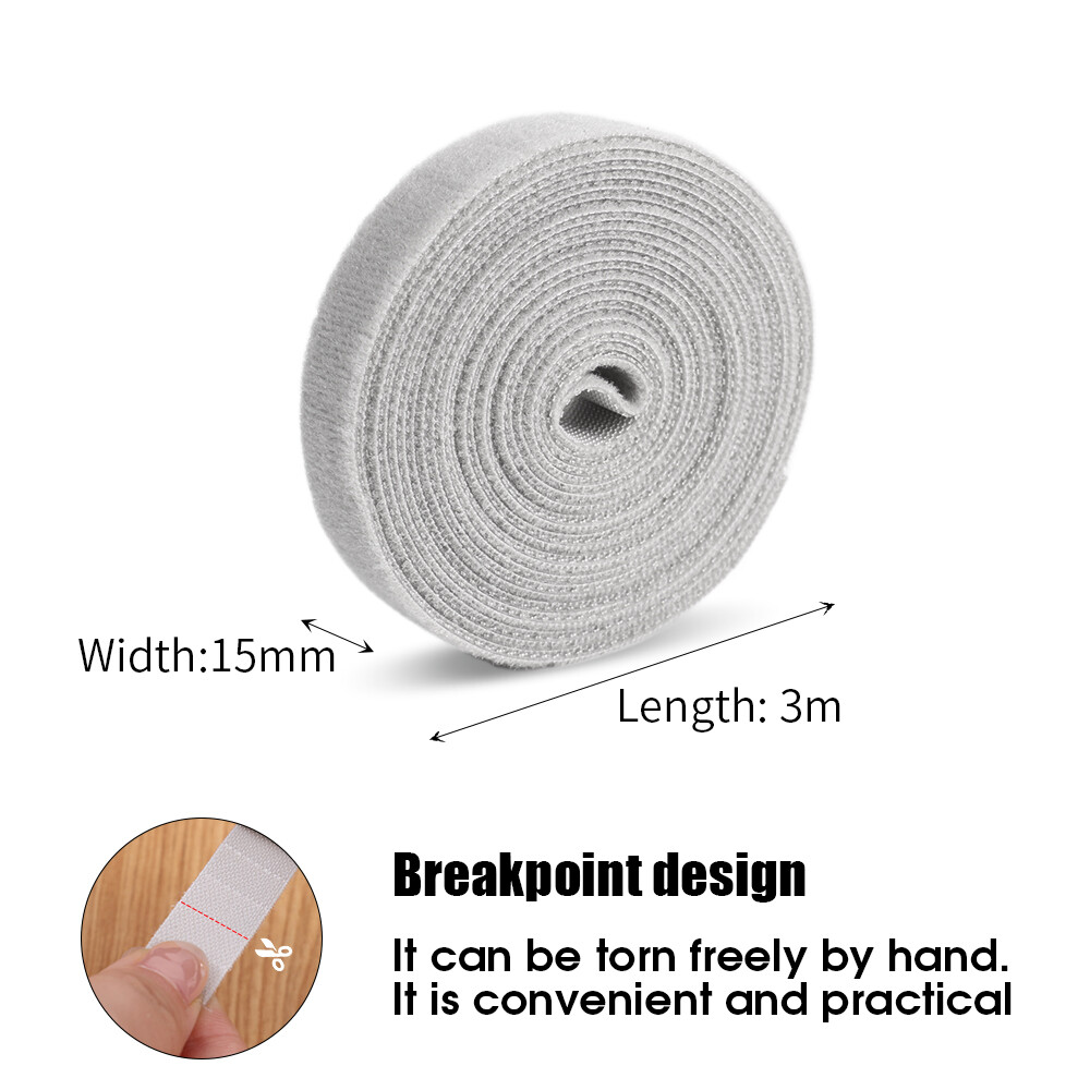 3m Cord Wrapper Hooks Wire Cord Cable Organizer Air Fryer Coffee Machine Wrap Cable Protector Winder Household