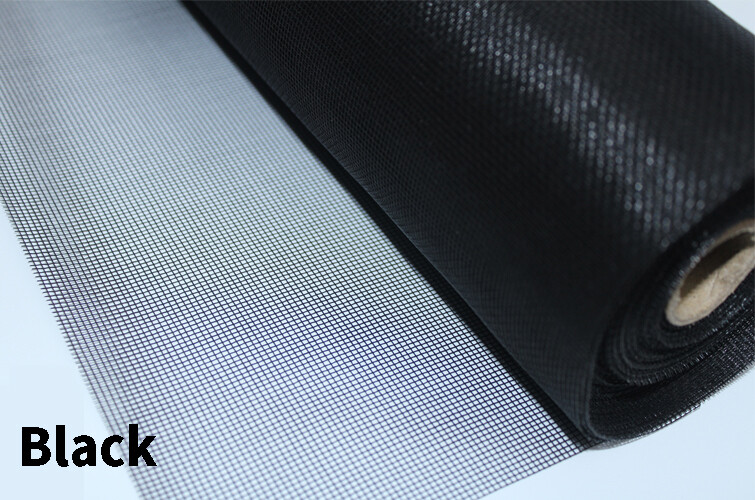 DIY Window Mosquito Net insect Window Mesh Fiberglass Screen Adjustable Window Screen Flies Net with Stick Velcro (Grey/Black/White)