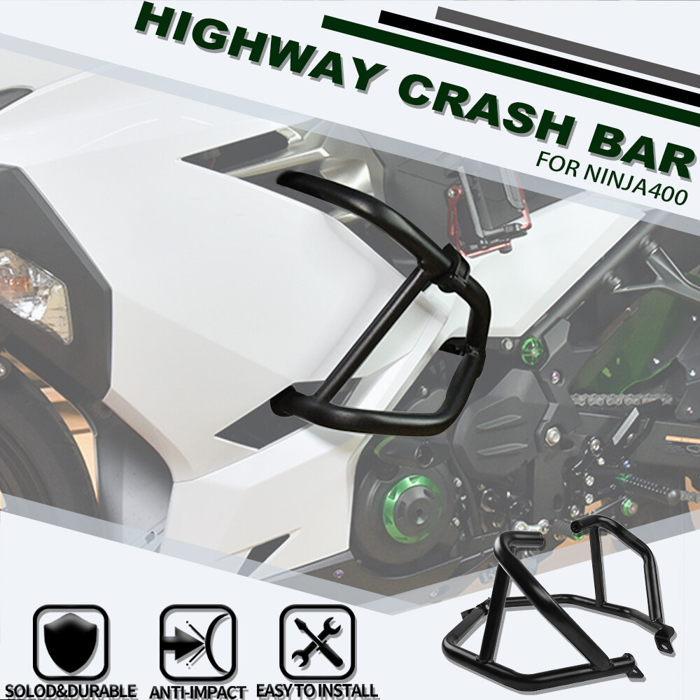 Allotmark Ninja400 Ninja250 Steel Engine Highway Crash Bar Guard