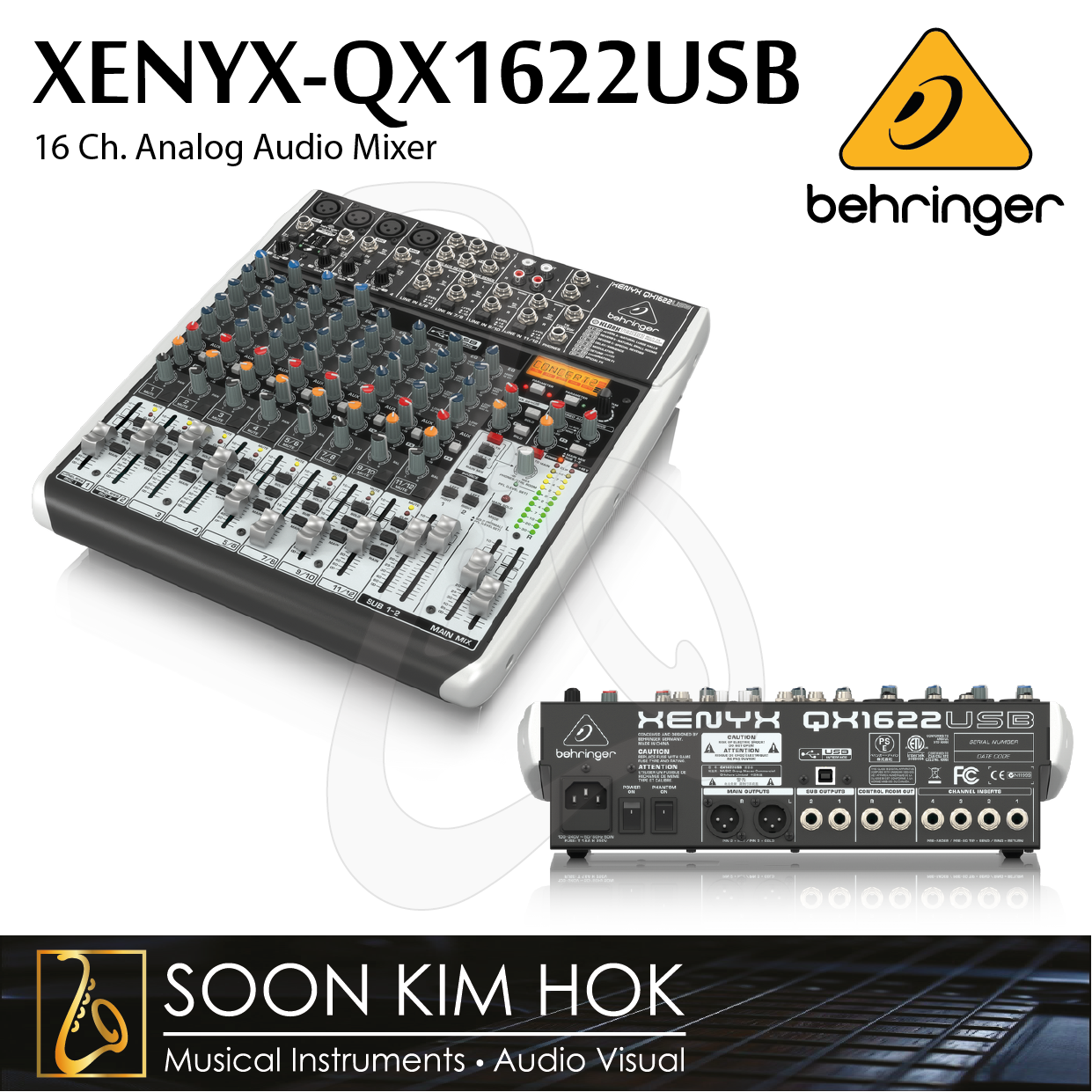 Behringer QX1622USB 16-Channel Mixer 