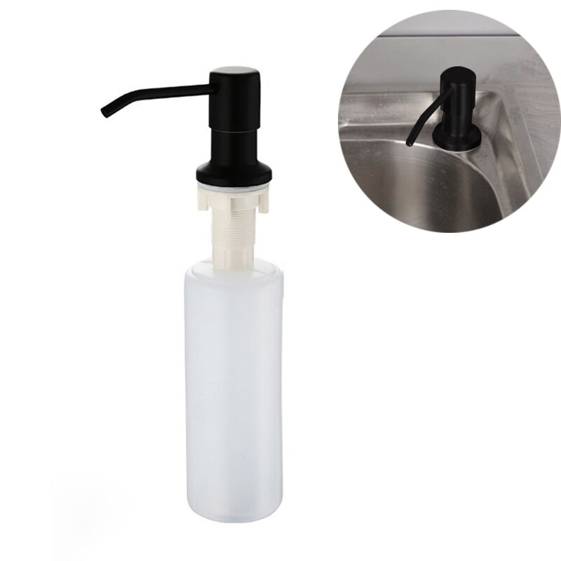 10.14 OZ/300ml Soap Dispenser 304 Stainless Steel Pump Head Kitchen ...