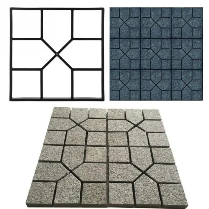 Garden Path Maker Mold Diy Paving Cement Brick Stone Road Concrete