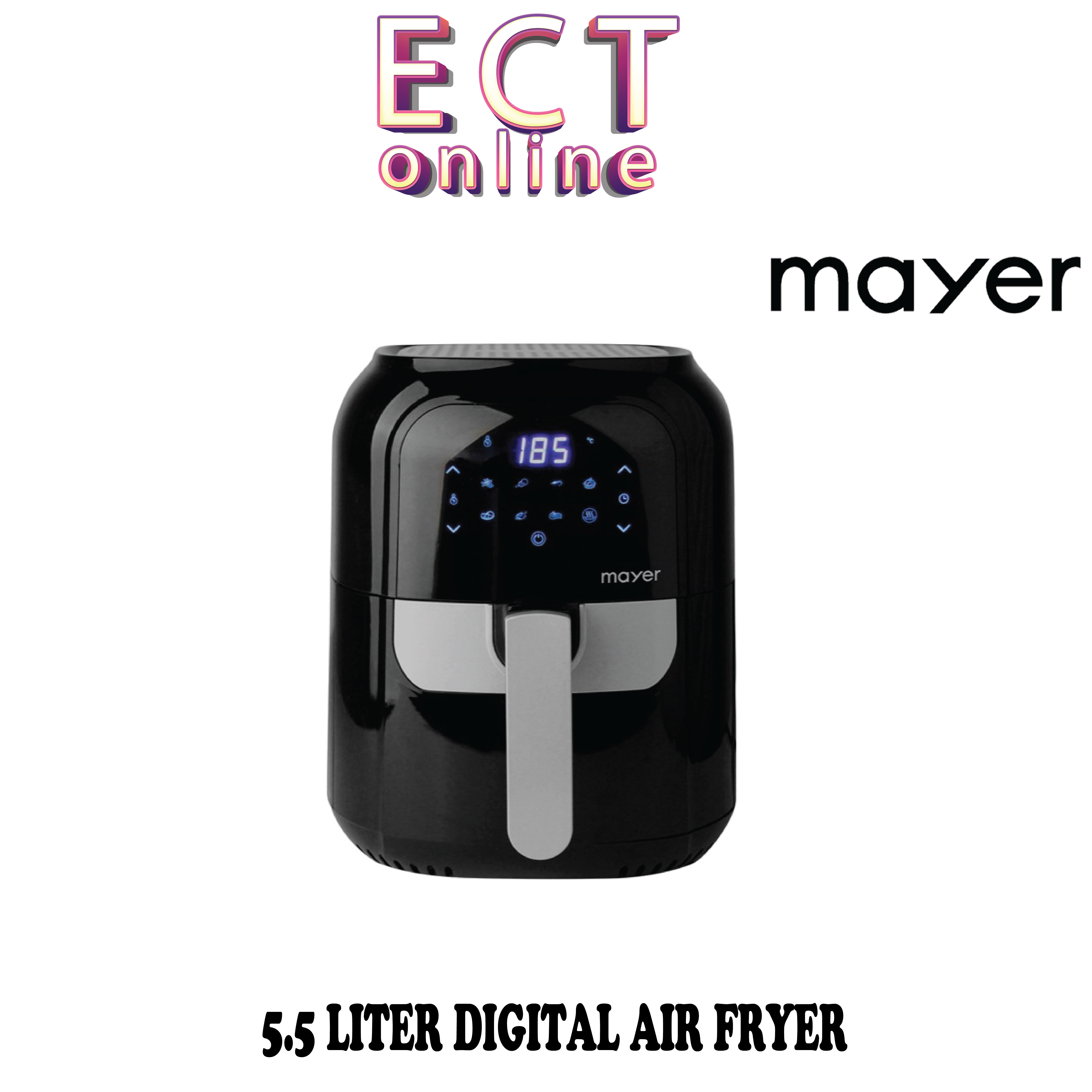 Mayer 5.5L Digital Air Fryer MMAF501D MMAF501D Lazada