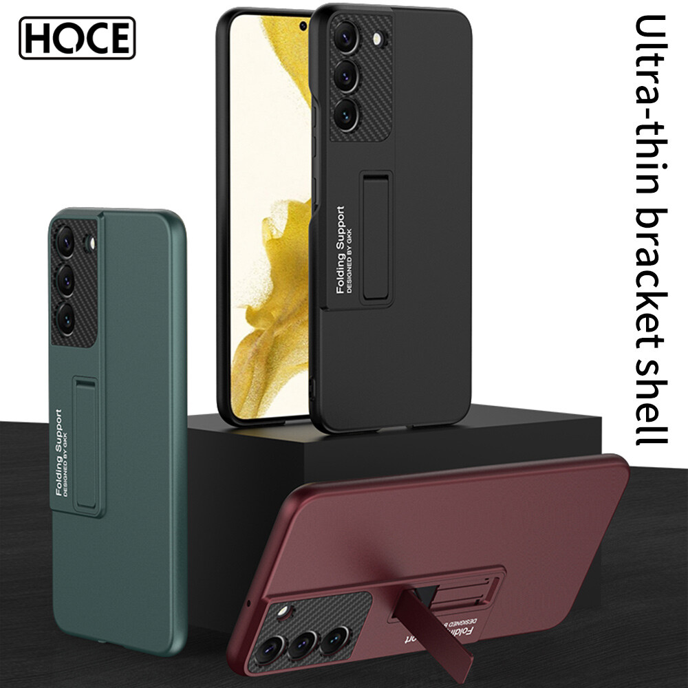 HOCE PC Hard Phone Case For Samsung Galaxy S22 S22Plus Case Luxury Ultra-thin Bracket Shockproof Protective Cover for Samsung S22 Plus S22