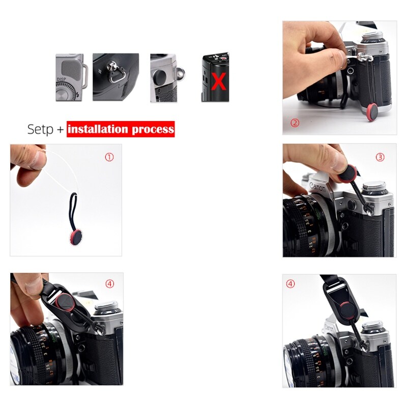 [HOT W] Nylon Rope Sling Multifunctional Quick Release Neck Shoulder Strap For Fujifilm Olympus Panasonic Leica DSLR Mirrorless Camera