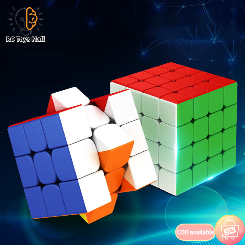 Moyu RS4M Magnetic Speed Cube 4x4 Stickerless Magic Cube Puzzle Toy