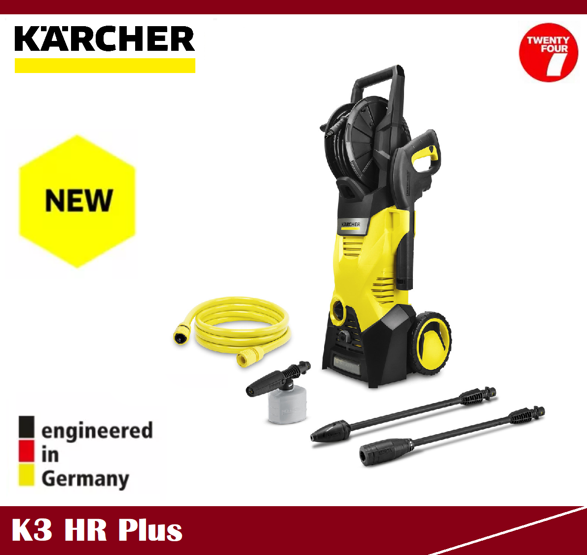 KARCHER K 3 HR PLUS 1.599-261.0 High Pressure Washer Water Jet Cleaners ...