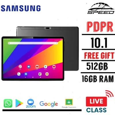 ONLINE CLASS CHOOSE 2021 NEW SET Samsung Tablet 10.8 Android Tablet Smart Tab 512GB + 16GB RAM Free Keyboard