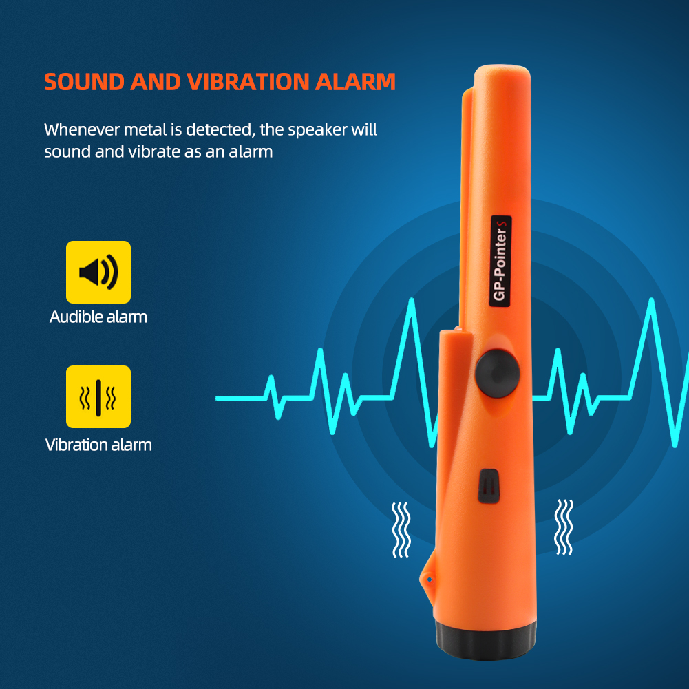 YIERYI Gold Metal Detector Metal Detector Sensor Needle Control Positioning Rod Detector