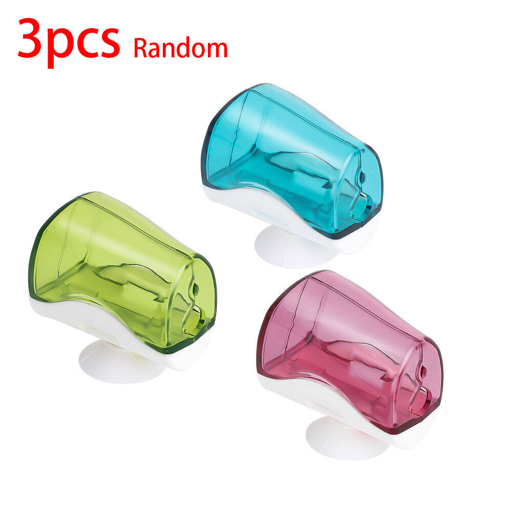 1/3pcs Dust-proof Toothbrush Holder Bathroom Family Toothbrush Suction Cups Holder Portable Travel Toothbrush Dustproof Cover