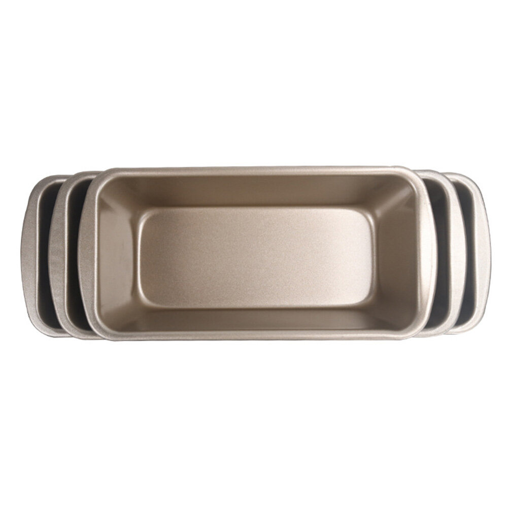 Terylin Carbon Steel Rectangular Non-stick Toast Box Bread Loaf Pan Mold DIY Baking Tool
