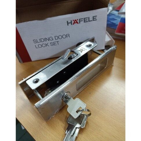 Khóa âm cửa lùa - cửa trượt hafele 499.65.107 cao cấp