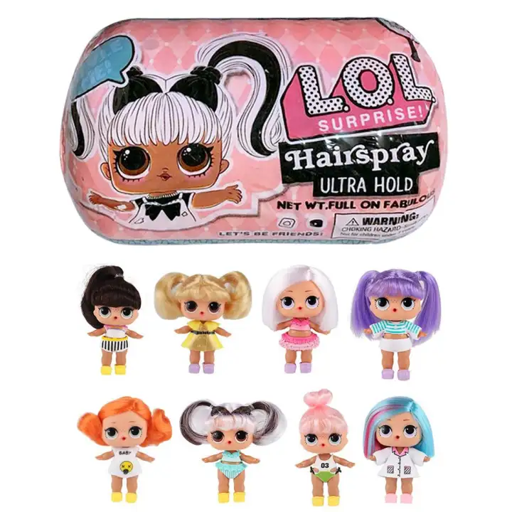 hairspray ultra hold lol dolls