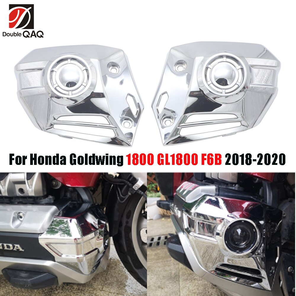 Chrome Engine Lower Side Frame Covers For Honda Goldwing GL1800 F6B 2012-2017