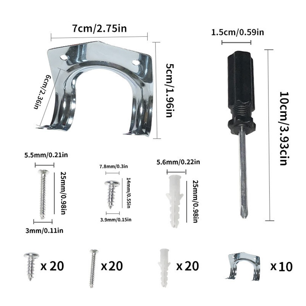 Iron Sheet Metal Double Hook Shelving Clothes Hook Thickening Tool Multi Purpose Practical Hook