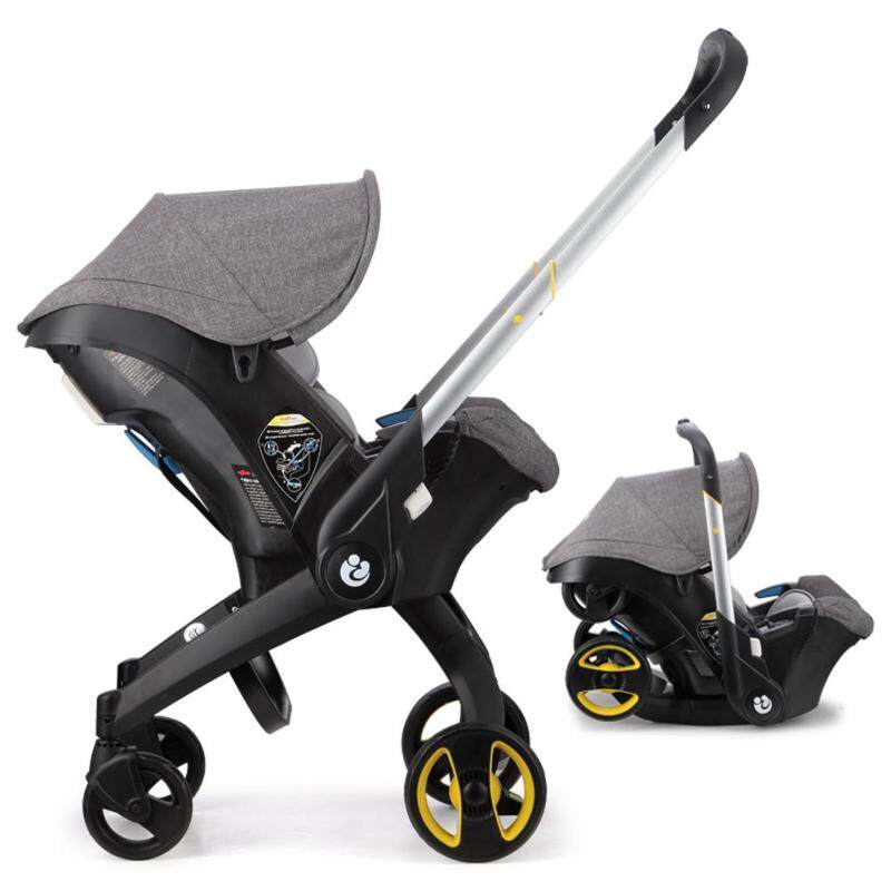 Multifunction 4 in 1 Double Way Folding Safety Stroller for Infant Baby Singapore