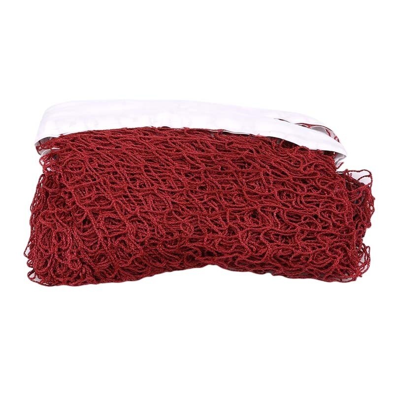Feng Qi shop Training Standard Braided Badminton Replacement Net Netting Badminton net (only net)