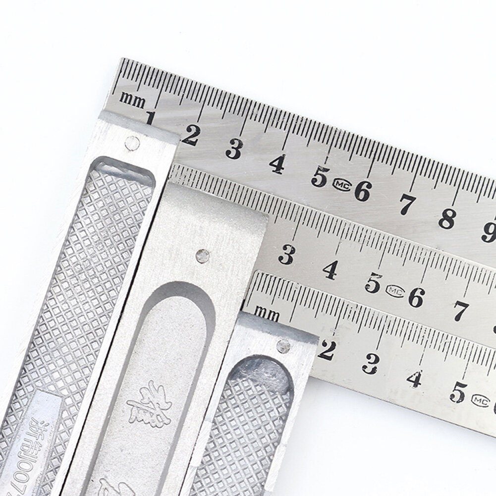 150mm Portable Aluminum Alloy Triangle Square Ruler Woodworking Measuring Tool