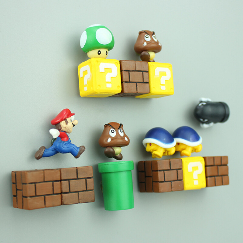 YONG Classic 3D Super Mario Fridge Strong Refrigerator Magnet Stickers Decoration
