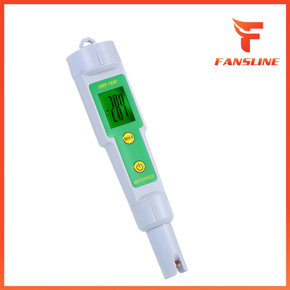Máy Kiểm Tra ORP Thiết Bị Kiểm Tra Chất Lượng Nước Màn Hình Đèn Nền Chống Nước IP55 Cho Nước Uống Thủy Canh Hồ Bơi Bể Cá ORP-169F Trắng