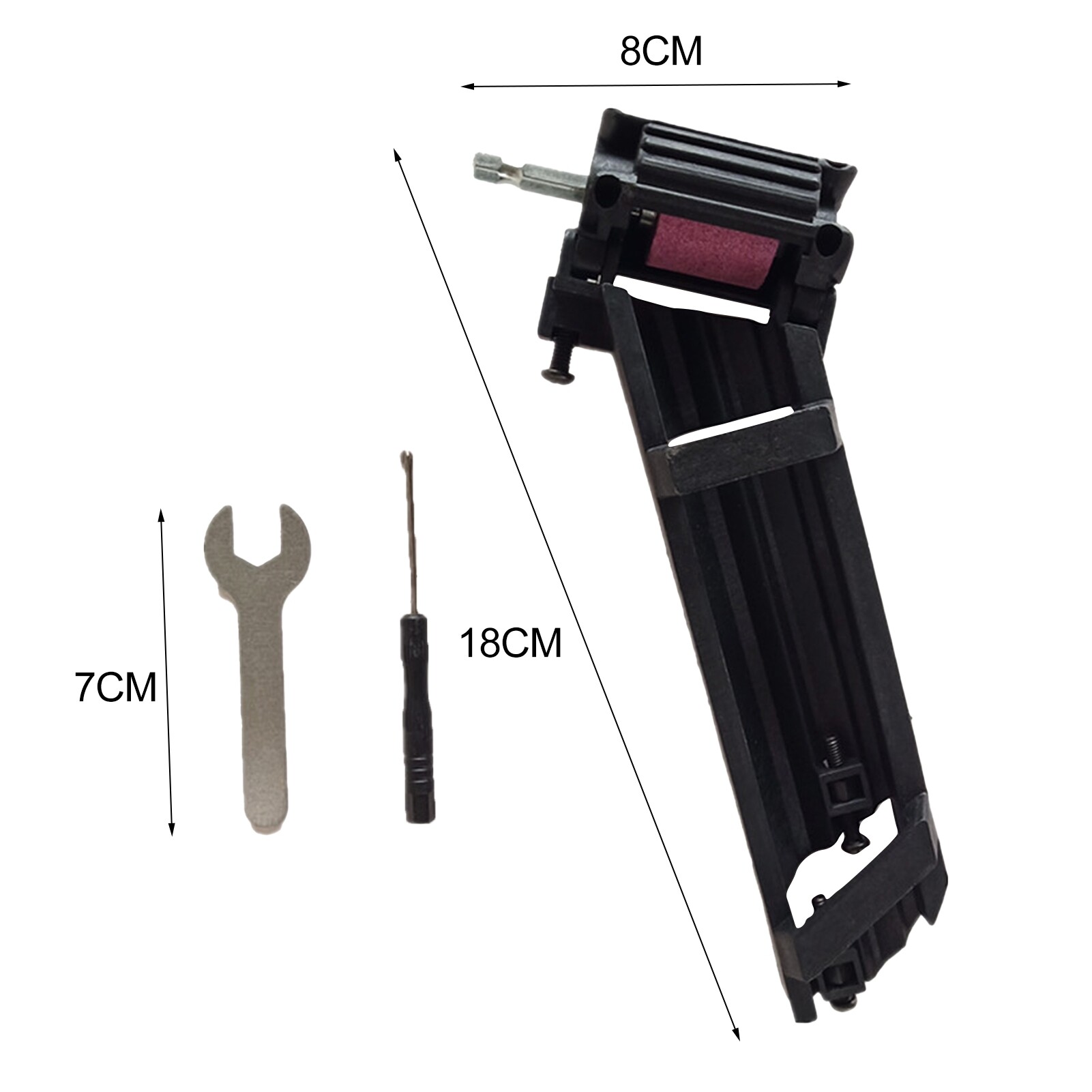 Grinder Adjustable Wear-resistant Black Grinding Wheel Drill Bit Sharpener for Drill Grinding