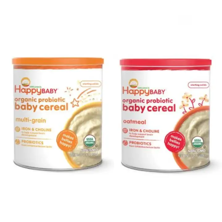 happy baby organic probiotic cereal