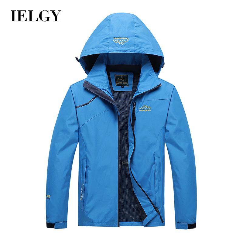 IELGY single-layer thin jacket outdoor waterproof and wear-resistant windbreaker jacket