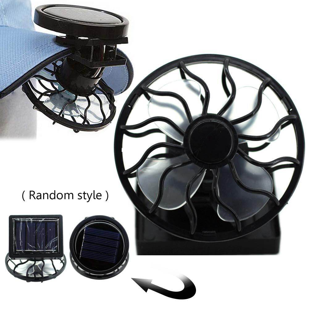 Honrane Summer Portable Mini Solar Power Cooling Fan Air Cooler for Traveling Fishing