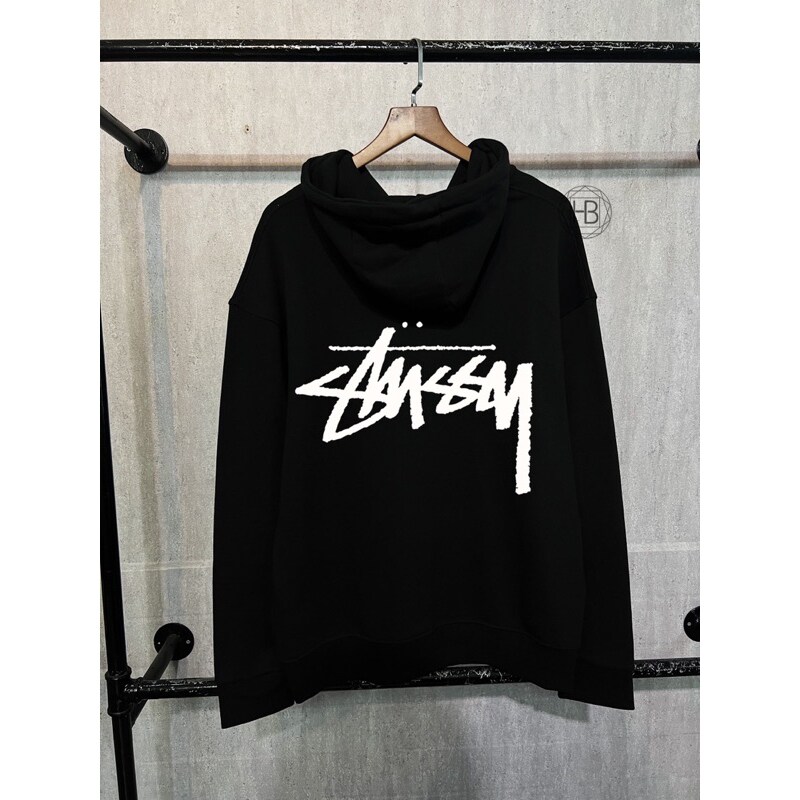 Áo Hoodie Zip Stussy Basic
