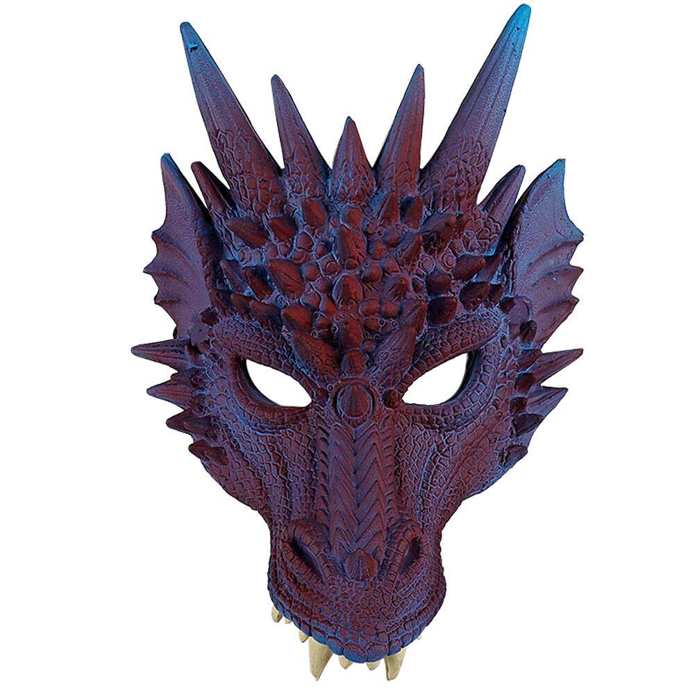 ฮาโลวีนคอสเพลย์ Pu โฟมไดโนเสาร์สยองขวัญ 3d หน้ากากใบหน้าสัตว์