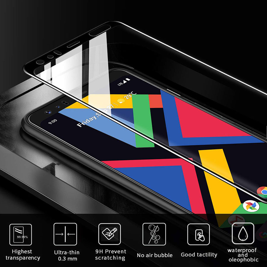 For Google Pixel 4 XL Full Cover Protective Tempered Glass Screen Protector For Google pixel 4