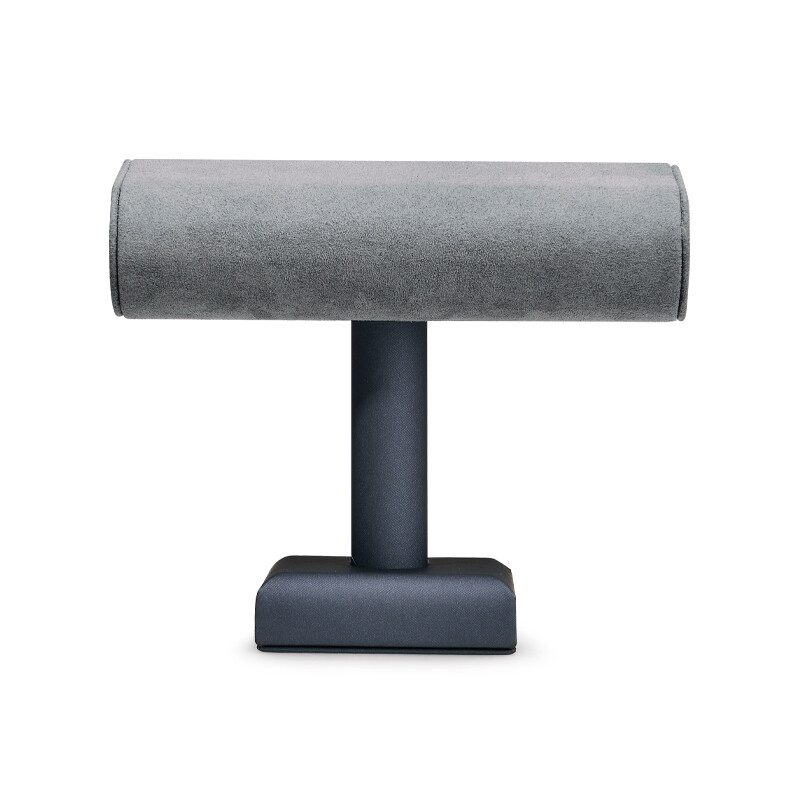 Oirlv Watch Display Stand PU Leather Bracelet Display Holder Jewelry Organizer Rack T Shape Watch Rack Storage PU051