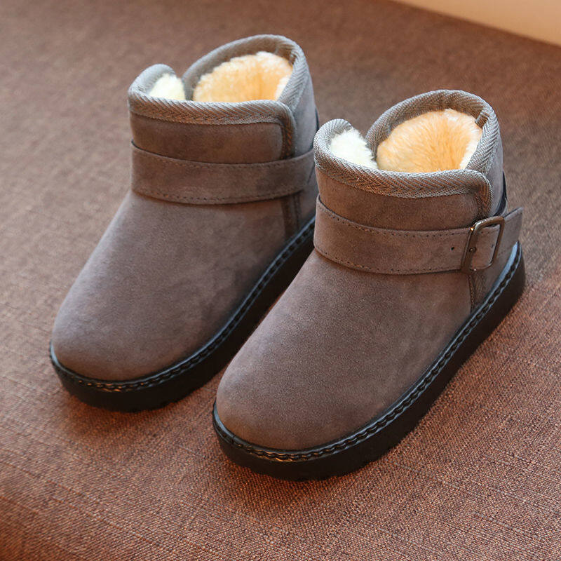 FYR178 2020 winter new children's snow boots plus velvet nonslip boys