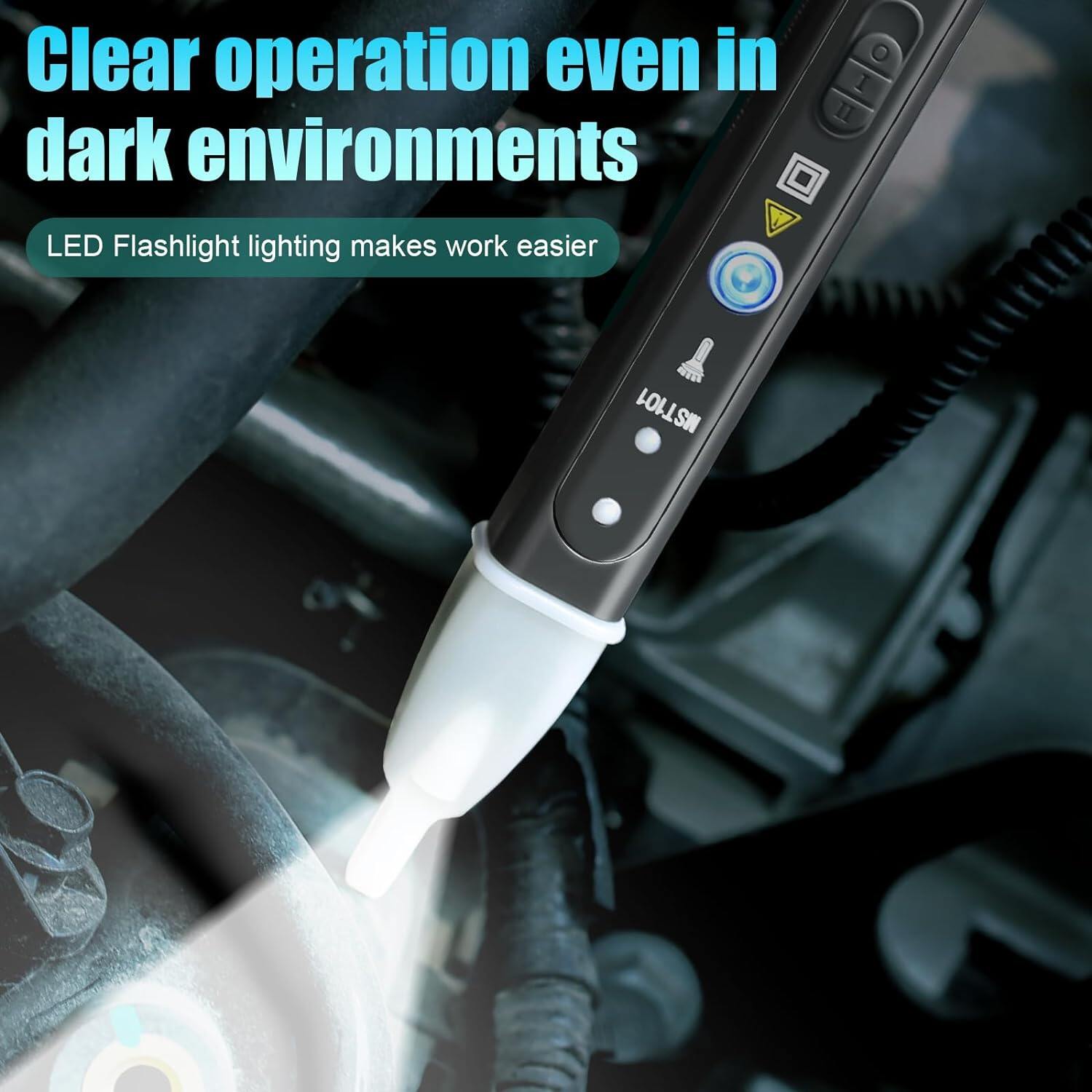 Automotive Electric-Magnetic Faults Indicator Testing Pen Car Ignition System Diagnostic Tool Car Fault Detector Buzzer