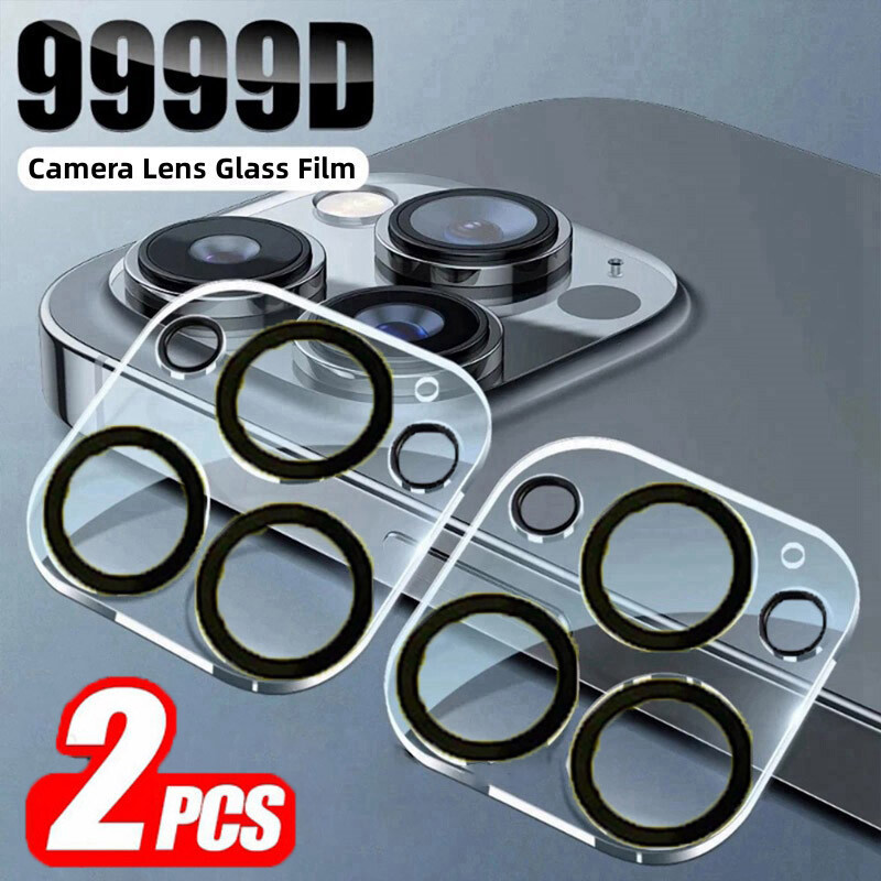2pcs camera lens glass for iphone 15 14 13 pro max full cover camera protector film for iphone 14 plus 13 mini 14 pro max glass cover