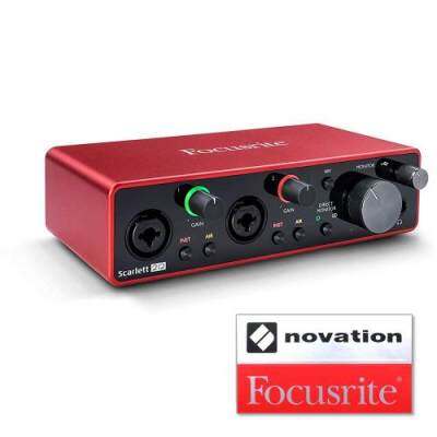 Focusriteโฟคัสไลท์อินเตอร์เฟซเครื่องเสียง2 In/2 Out 24bit/192KHz Scarlett 2i2 (3rd Gen) ชุดพร้อมสติกเกอร์