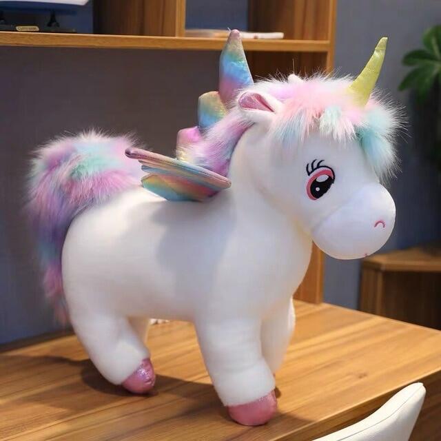 unicorn with wings stuffed animal