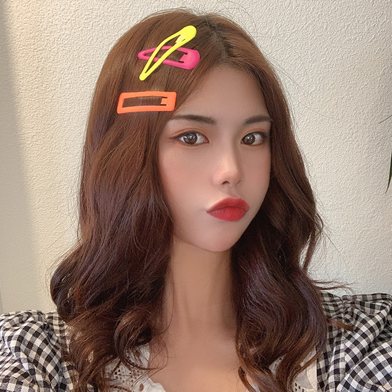 [ACC]Simple Cute Color Bangs Metal Hairpin