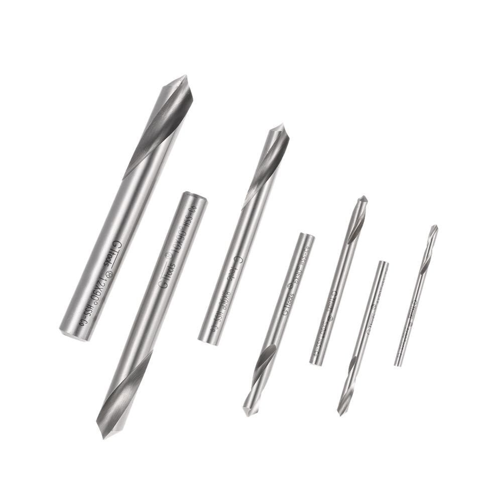 7pcs M42 HSS High Speed Steel Cobalt Spotting Drill Bits Set Round