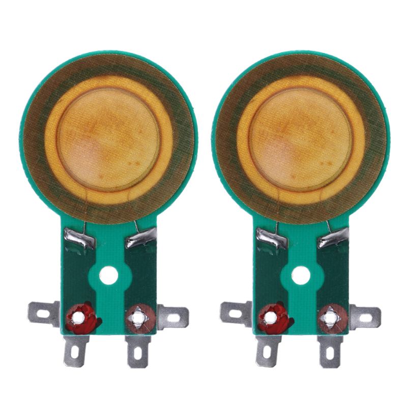 【ES】2Pcs 25.5mm 24.5mm Horn Treble Film Resin Membrane Drive Head Tweeter Voice Coil