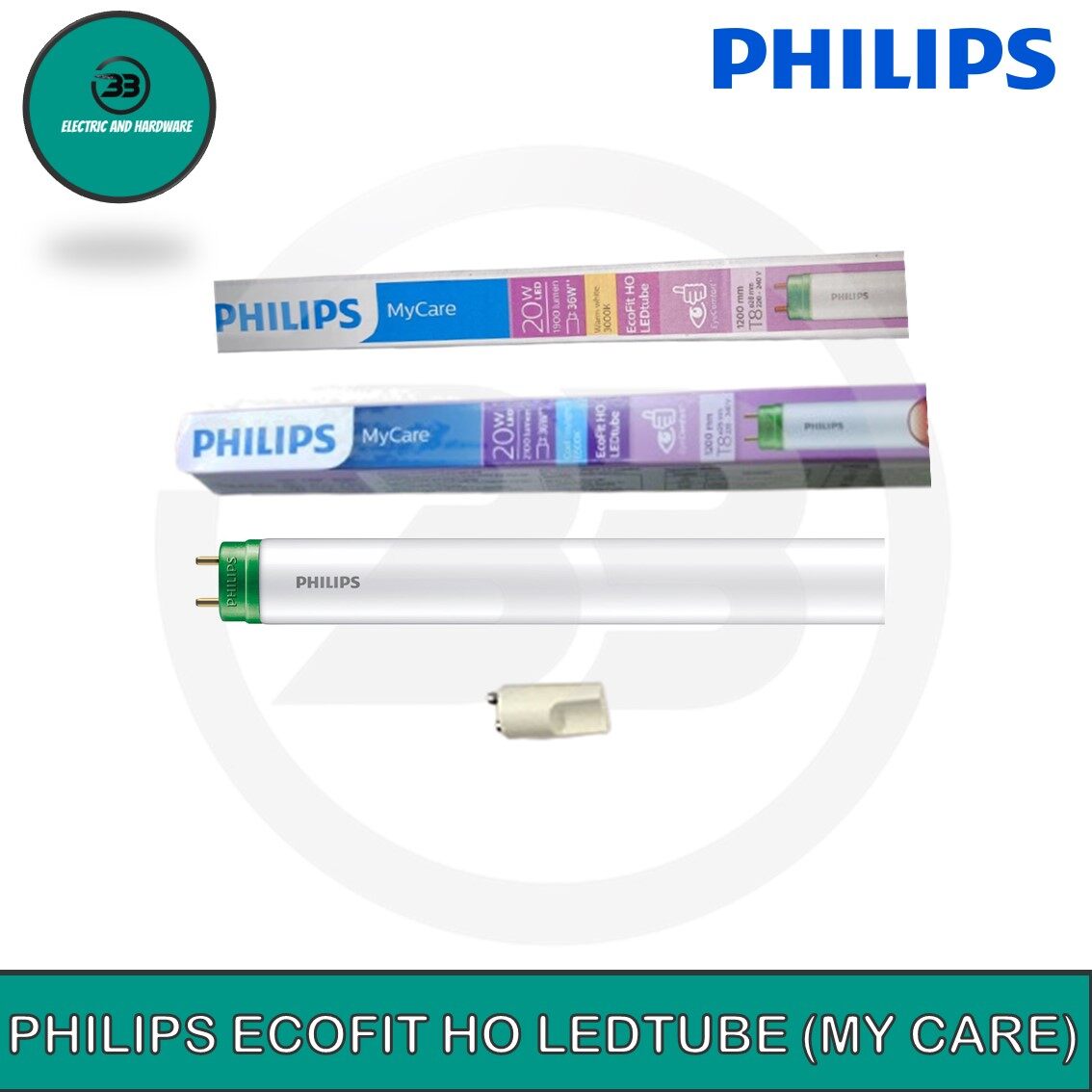 Philips My Care Ecofit 4ft 20w Ho T8 Glass Led Tube Lampu Panjang Kalimantang Warm White Cool Daylight Lazada