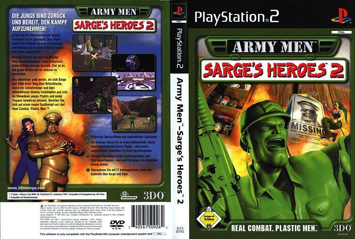 Army men sarge's sales heroes 2 ps2