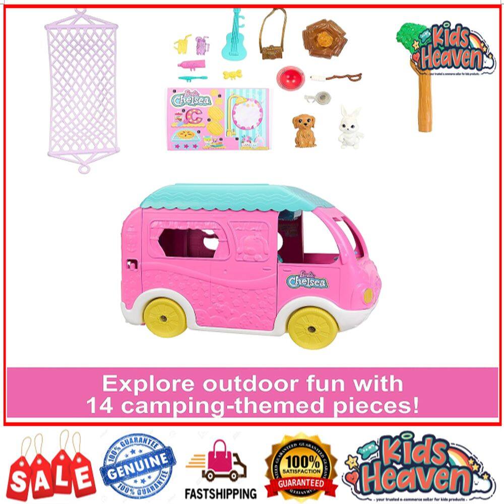 Barbie Camper Chelsea 2-in-1 Playset Original) Lazada