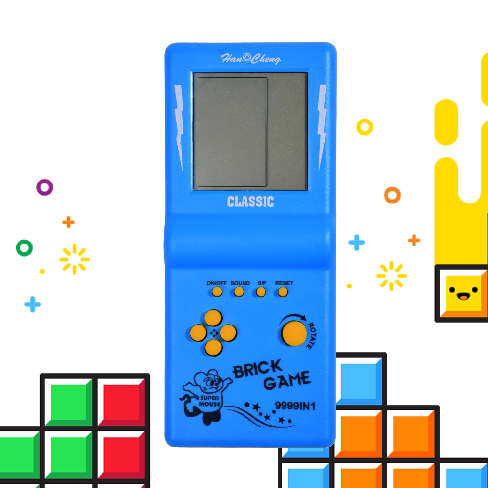 Console de Jeu Tetris de Poche - Écran LCD | Jeu de Briques Classique Console de Jeu Tetris de Poche - Écran LCD | Jeu de Briques Classique