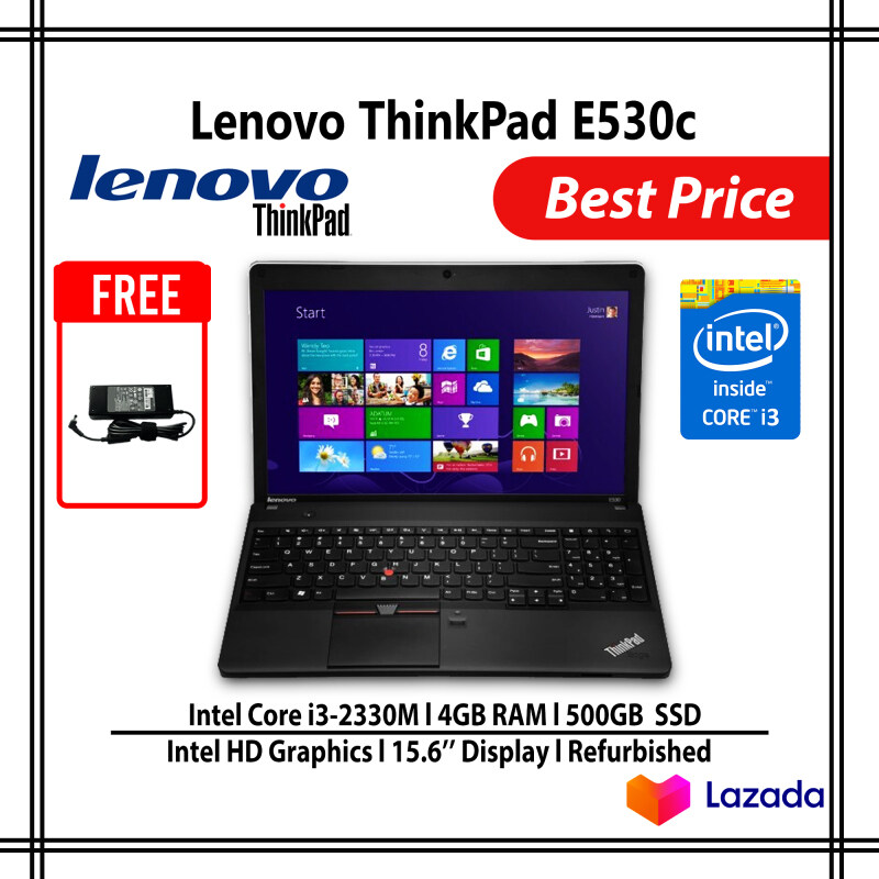 Lenovo ThinkPad E530c Intel Core i3 4GB 500GB HDD, Screen 15.6 Malaysia
