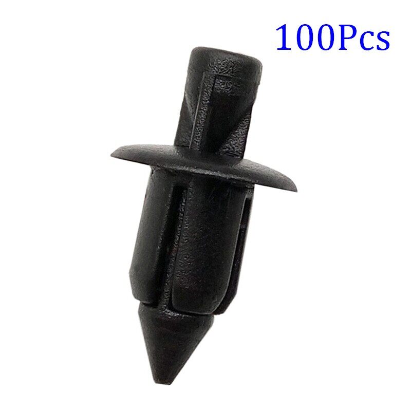 Panel Plastic Motorcycle Fairing Rivet Black Replacement Fastener Clips Set Kit