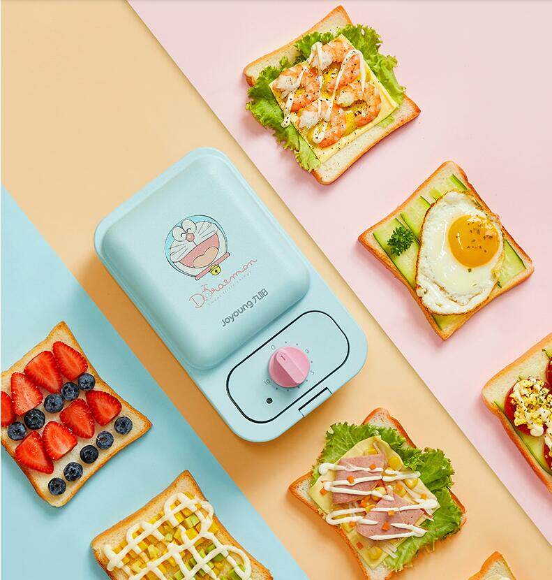 Joyoung Doraemon เครื่องทำวาฟเฟิ้ล เครื่องทำวาฟเฟิล เครื่องปิ้งขนมปัง