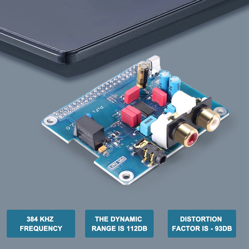 PIFI Digi DAC+ HIFI DAC Audio Sound Card Module I2S interface for Raspberry pi 3 2 Model B B+ Digital Audio Card Pinboard V2.0 Board SC08