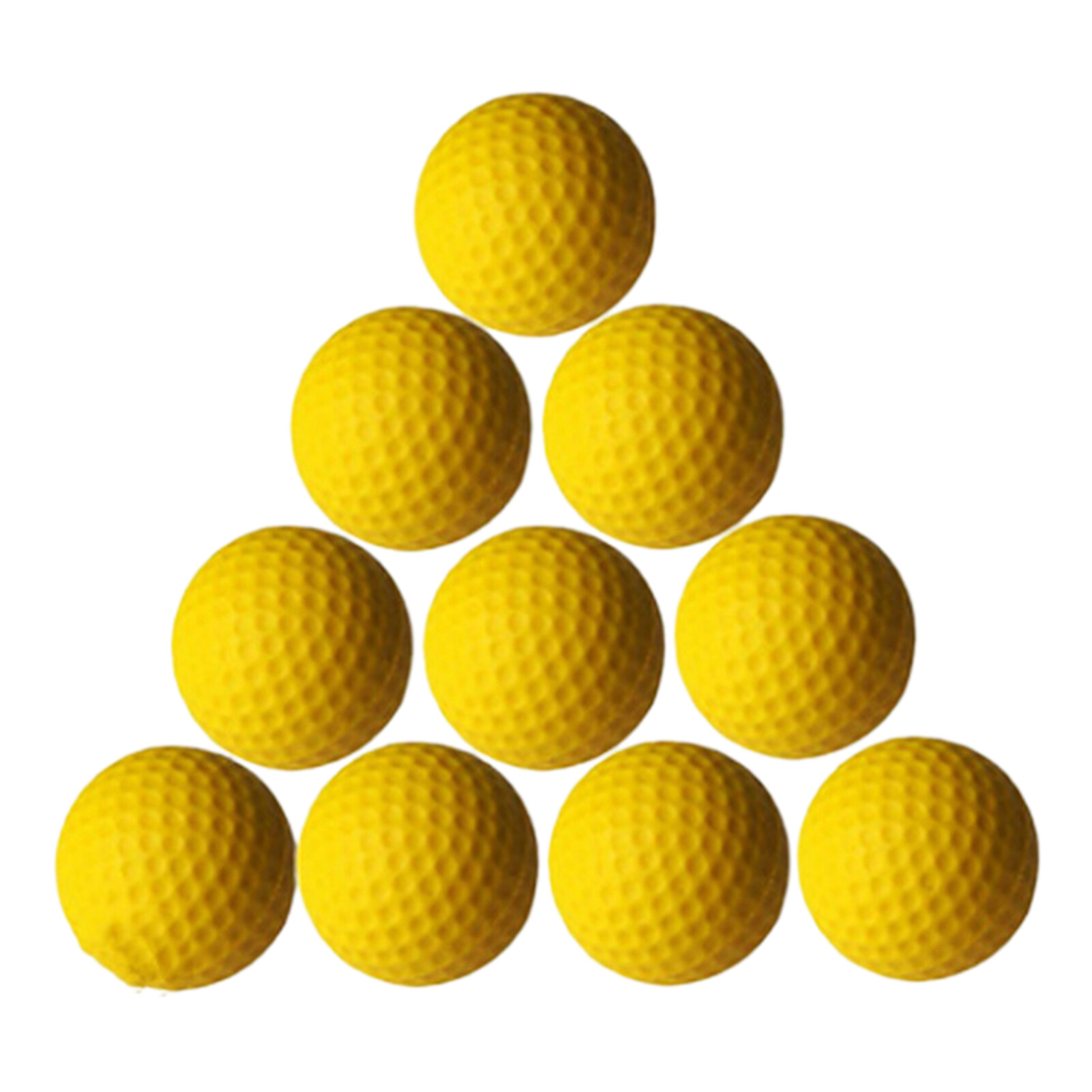10Pcs Golfer Foam Golf Soft Indoor Practice Balls Swing Exercise Training Tools