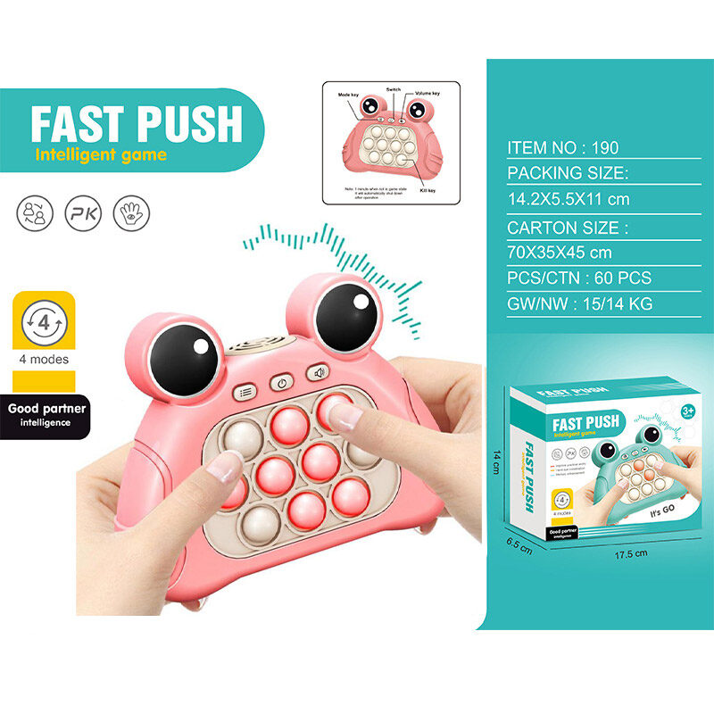 Homo đồ chơi pop it dáng máy game điện tử bóp tay giảm căng thẳng đồ chơi giáo dục trẻ em đồ chơi cho bé